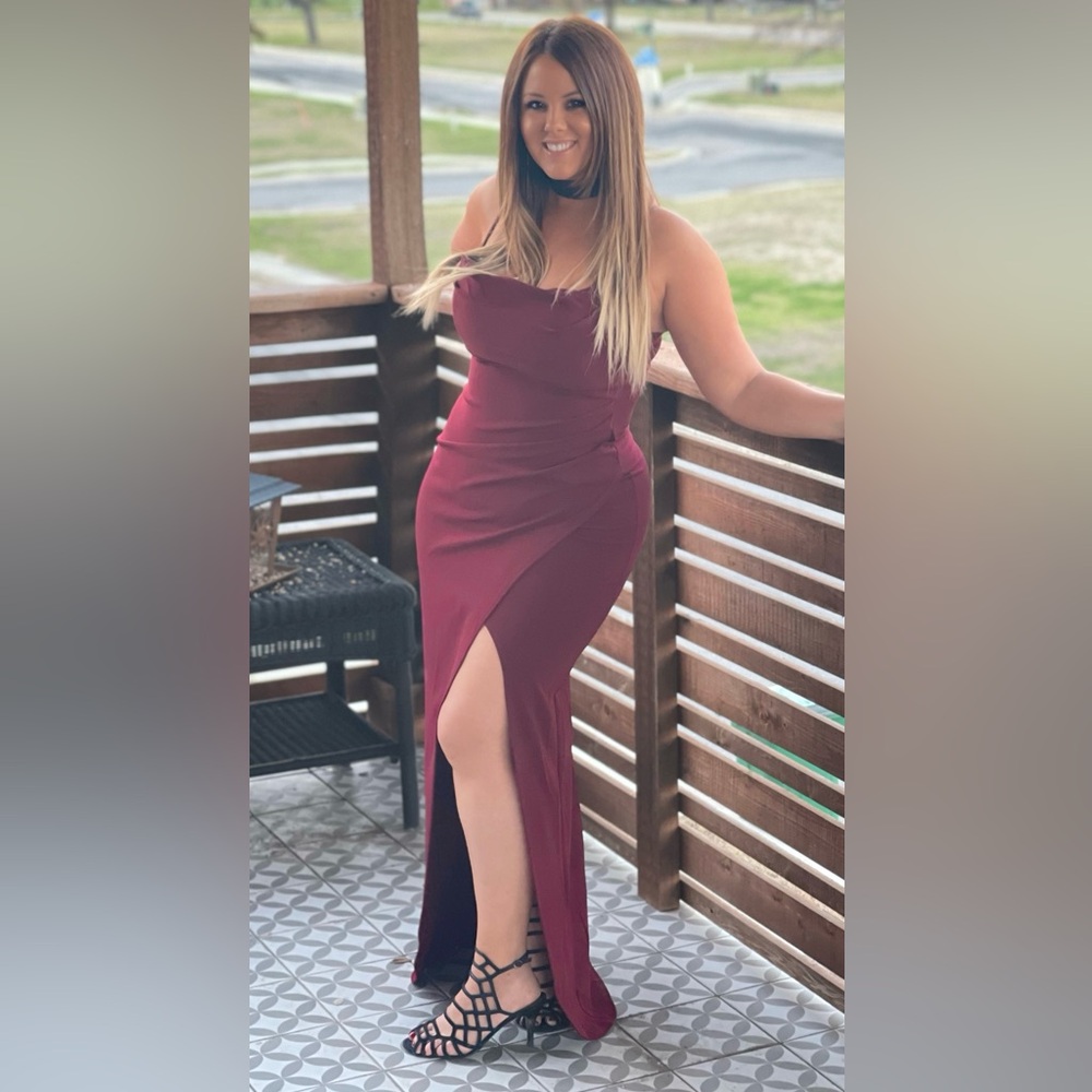 Maroon Formal Dress
